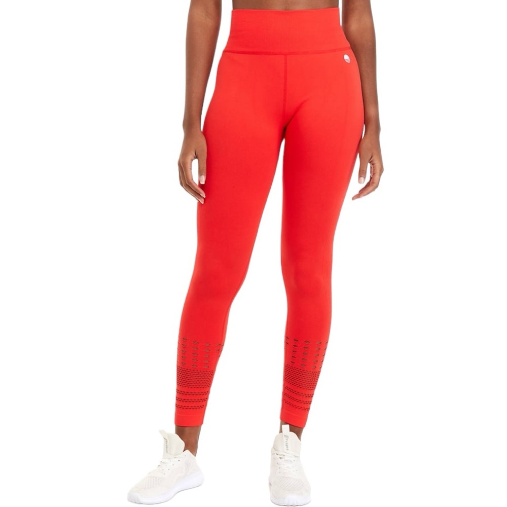 Body & Sol Women’s Seamless High Waisted Laser Cut Leggings NWT